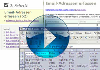 Teilnehmer importieren / erfassen